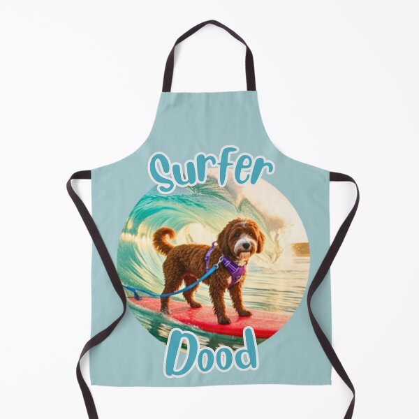 Item preview, Surfer Dood Leo (round) designed and sold by Doodles Down South.