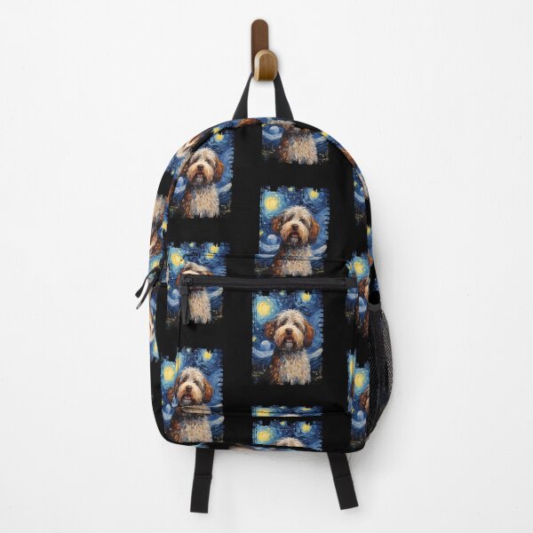 Item preview, Funny Lagotto Romagnolo Starry Night Illustration Mom Dad Kids designed and sold by rafaeltto.