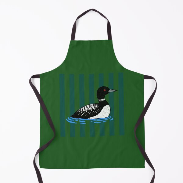 Item preview, Common Loon Vintage Stripes Birdwatching Graphic designed and sold by donwillisjrart.