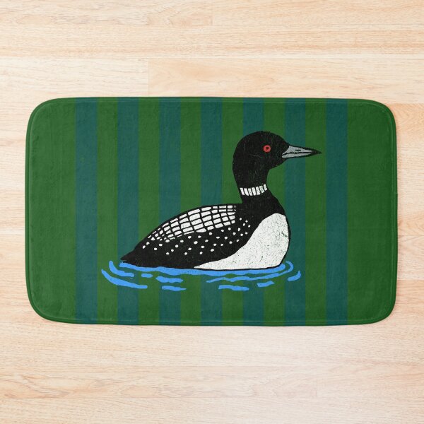 Item preview, Common Loon Vintage Stripes Birdwatching Graphic designed and sold by donwillisjrart.