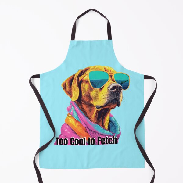 Item preview, Too Cool to Fetch Funny Dog Lover Design | Cool Labrador in Sunglasses designed and sold by Sachie's Studio.