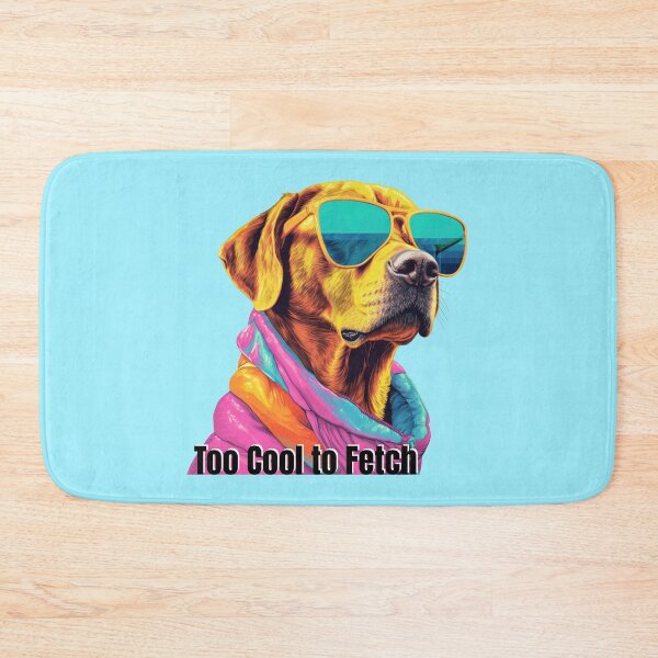 Item preview, Too Cool to Fetch Funny Dog Lover Design | Cool Labrador in Sunglasses designed and sold by Sachie's Studio.