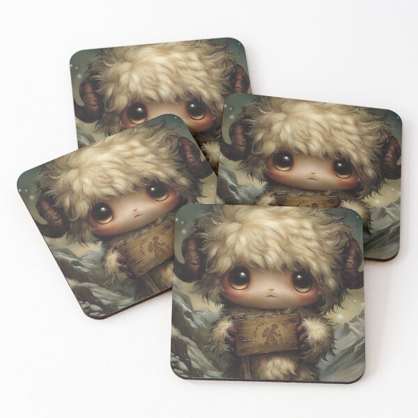 Item preview, Cute Yeti Cryptid Sticker | Chibi Abominable Snowman Himalayan Monster designed and sold by InkAndGloom.