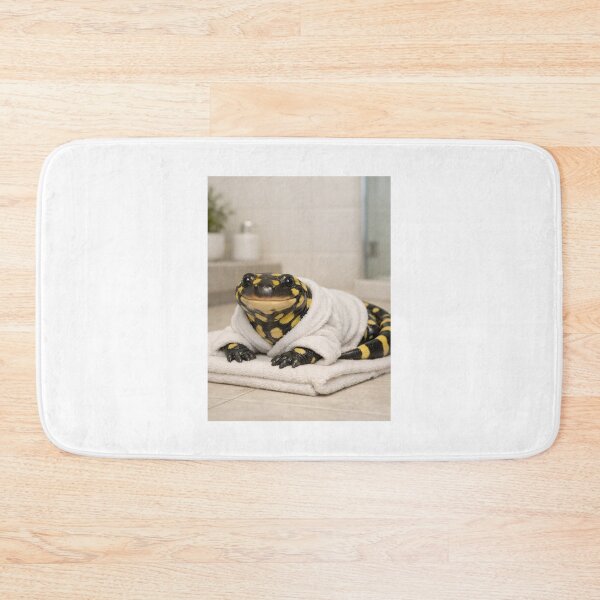 Item preview, Cozy Bathrobe Tiger Salamander designed and sold by Sillytoe.