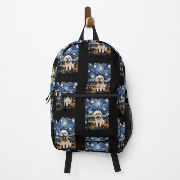 Item preview, Funny Lhasa Apso Starry Night Illustration Mom Dad Kids designed and sold by rafaeltto.