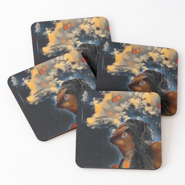 Item preview, Colorful Abstract Portrait Arti illustration designed and sold by PinkishGlasses.
