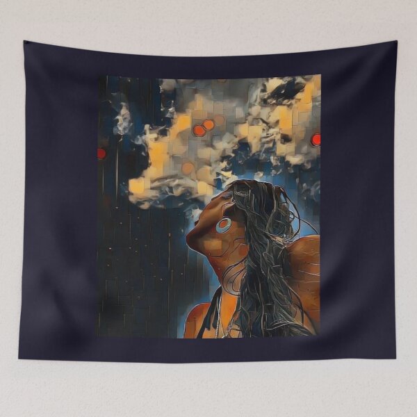Item preview, Colorful Abstract Portrait Arti illustration designed and sold by PinkishGlasses.
