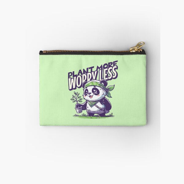 Item preview, Plant More Worry Less Panda Gardener | Cute Gardening Lover Design designed and sold by Sachie's Studio.