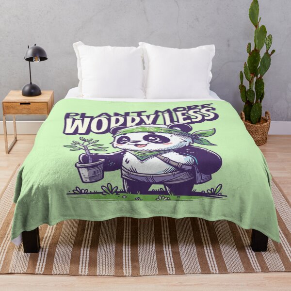 Item preview, Plant More Worry Less Panda Gardener | Cute Gardening Lover Design designed and sold by Sachie's Studio.