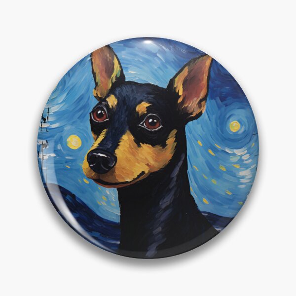 Item preview, Funny Manchester Terrier Starry Night Illustration Mom Dad Kids designed and sold by rafaeltto.
