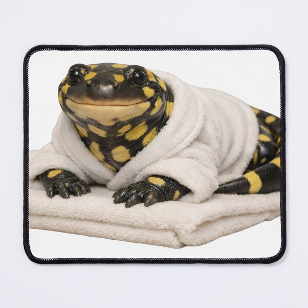 Item preview, Bathrobe Tiger Salamander designed and sold by Sillytoe.