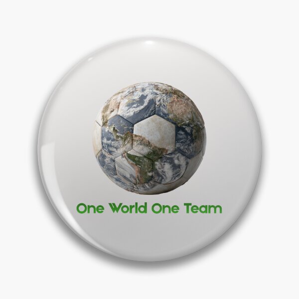 Item preview, One World One Team designed and sold by bubblyrainbow.