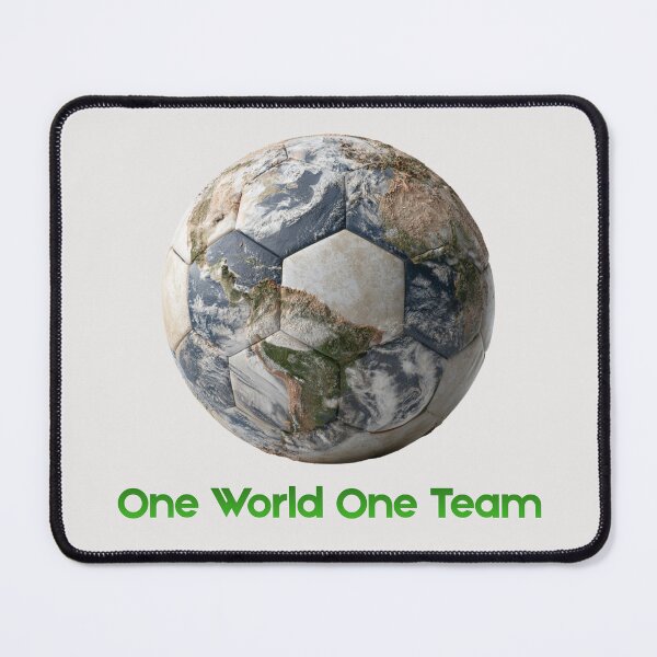 Item preview, One World One Team designed and sold by bubblyrainbow.