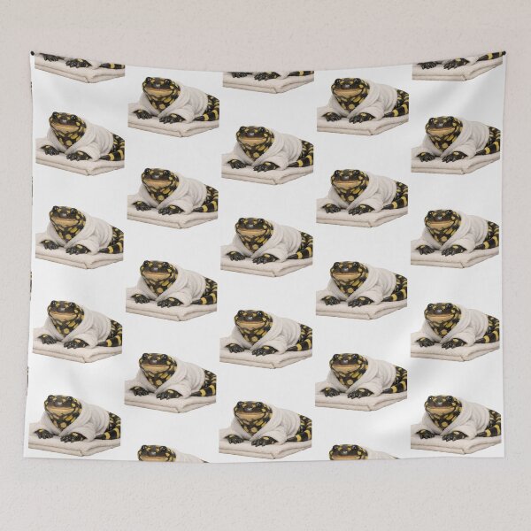 Item preview, Bathrobe Tiger Salamander designed and sold by Sillytoe.