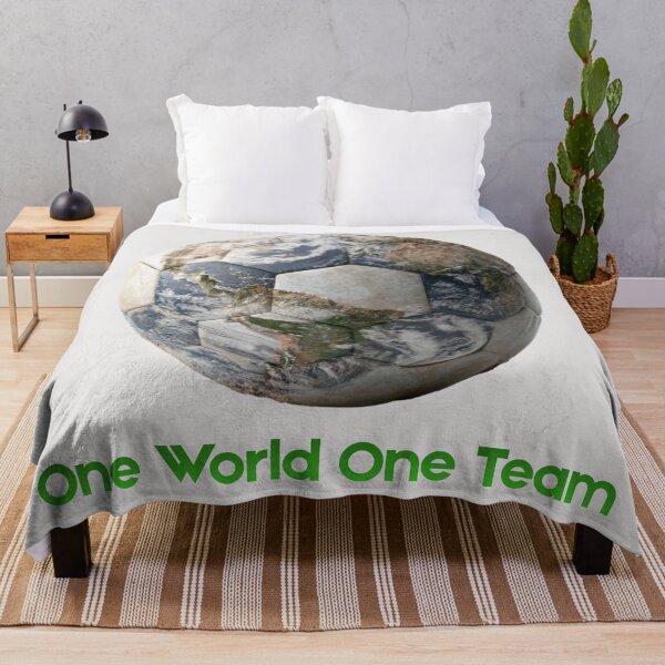 Item preview, One World One Team designed and sold by bubblyrainbow.