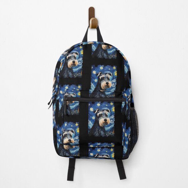 Item preview, Funny Miniature Schnauzer Starry Night Illustration Mom Dad Kids designed and sold by rafaeltto.