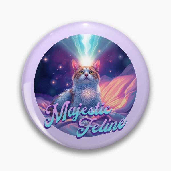 Item preview, Majestic Feline Cosmic Cat Art | Dreamy Galaxy Kitty Fantasy Design designed and sold by Sachie's Studio.