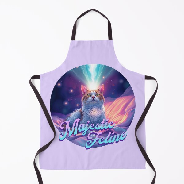 Item preview, Majestic Feline Cosmic Cat Art | Dreamy Galaxy Kitty Fantasy Design designed and sold by Sachie's Studio.