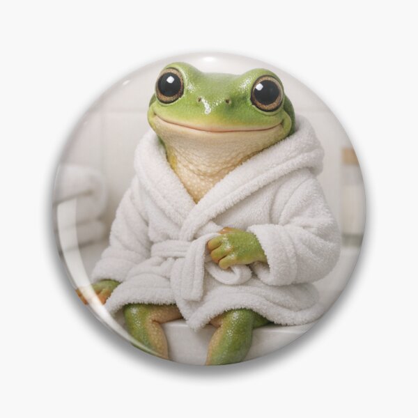 Item preview, Cozy Bathrobe Tree Frog designed and sold by Sillytoe.