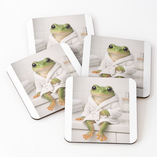 Item preview, Cozy Bathrobe Tree Frog designed and sold by Sillytoe.