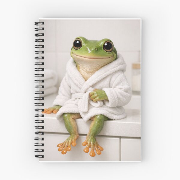 Item preview, Cozy Bathrobe Tree Frog designed and sold by Sillytoe.