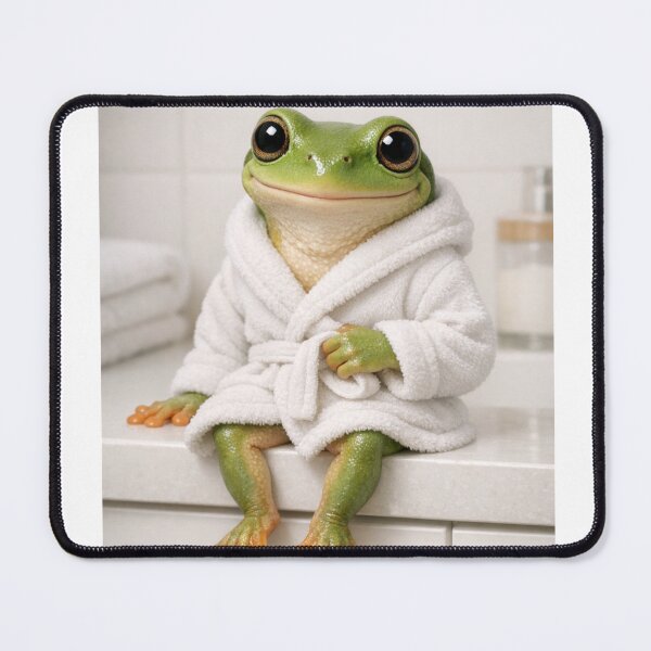 Item preview, Cozy Bathrobe Tree Frog designed and sold by Sillytoe.