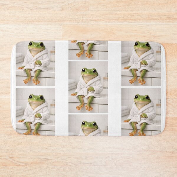 Item preview, Cozy Bathrobe Tree Frog designed and sold by Sillytoe.