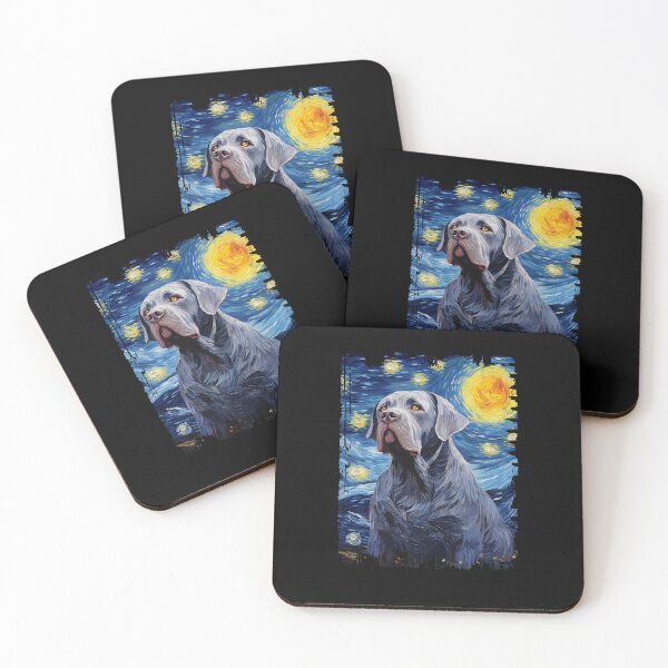 Item preview, Funny Neapolitan Mastiff Starry Night Illustration Mom Dad Kids designed and sold by rafaeltto.