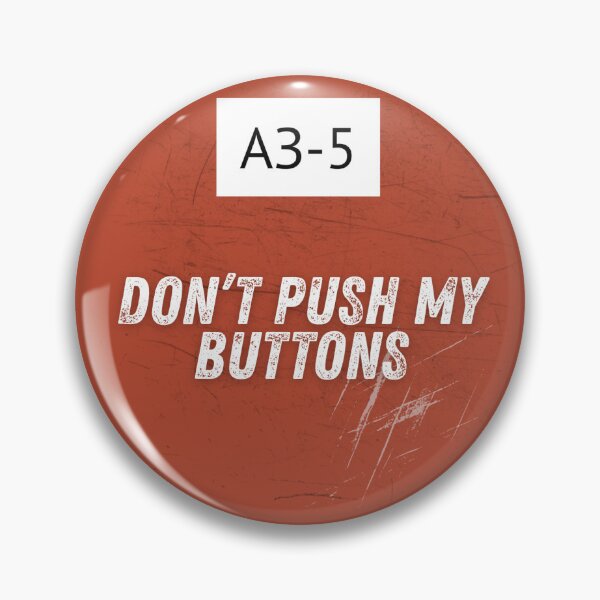 Item preview, Chernobyl Power Plant АЗ-5/AZ-5 Button Don't Push My Buttons designed and sold by GhostlyWorld.