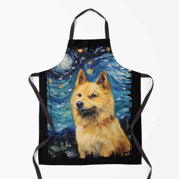 Item preview, Funny Norwegian Buhund Starry Night Illustration Mom Dad Kids designed and sold by rafaeltto.
