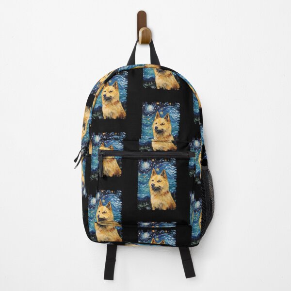 Item preview, Funny Norwegian Buhund Starry Night Illustration Mom Dad Kids designed and sold by rafaeltto.