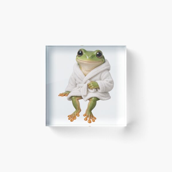 Item preview, Bathrobe Tree Frog designed and sold by Sillytoe.