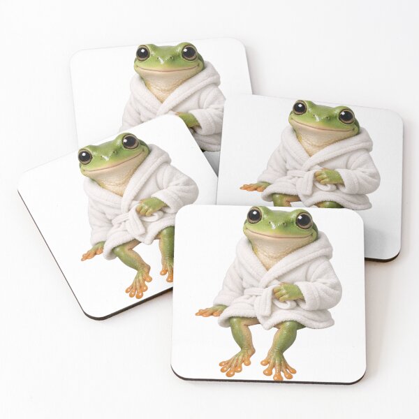 Item preview, Bathrobe Tree Frog designed and sold by Sillytoe.