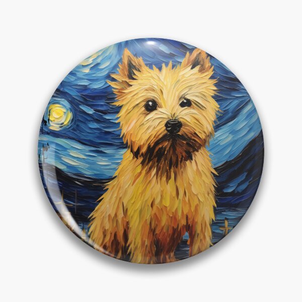 Item preview, Funny Norwich Terrier Starry Night Illustration Mom Dad Kids designed and sold by rafaeltto.