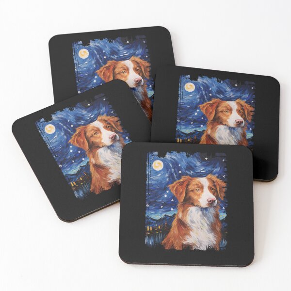 Item preview, Funny Nova Scotia Duck Tolling Retriever Toller Starry Night Illustration Mom Dad Kids designed and sold by rafaeltto.