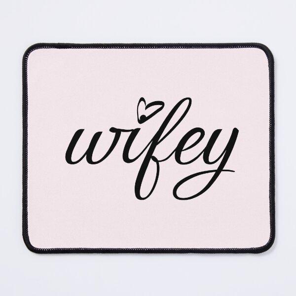Item preview, Cute Wifey Script | Elegant Bridal & Honeymoon Graphic designed and sold by FIREDesignsPOD.