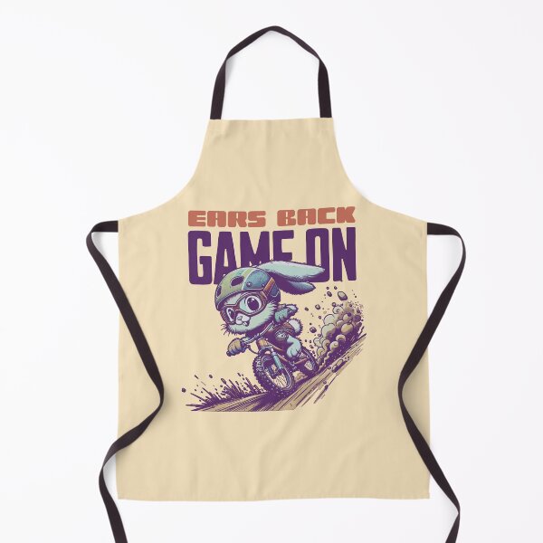 Item preview, Ears Back Game On Bunny Mountain Bike Adventure Design designed and sold by Sachie's Studio.