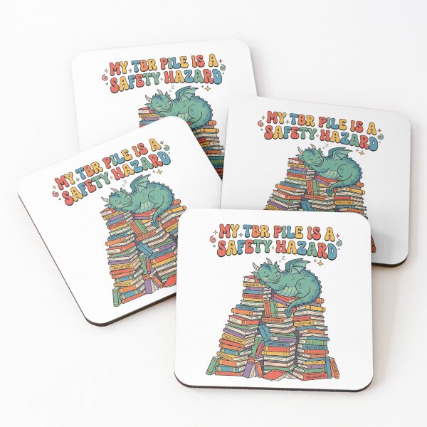 Item preview,  My TBR Pile Is A Safety Hazard - Fantasy Book Lover Aesthetic designed and sold by Retro Mood Co.