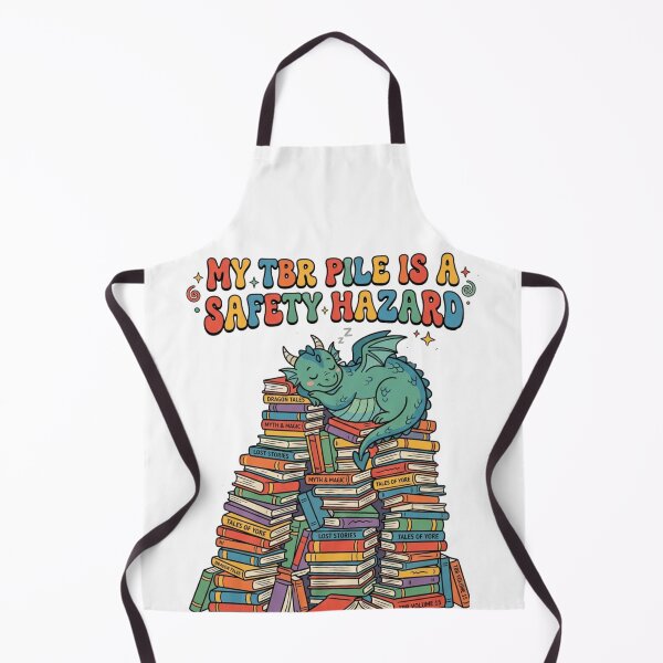 Item preview, My TBR Pile Is A Safety Hazard - Fantasy Book Lover Aesthetic designed and sold by Retro Mood Co.
