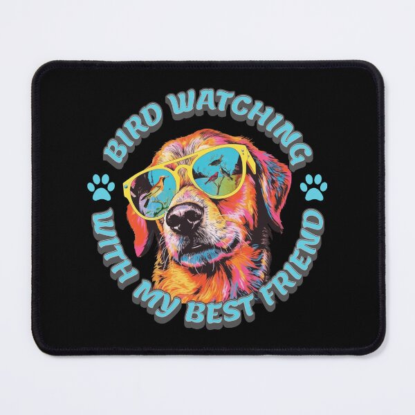 Item preview, Bird Watching Dog Lover Colorful Puppy Birdwatcher Art Design designed and sold by Sachie's Studio.