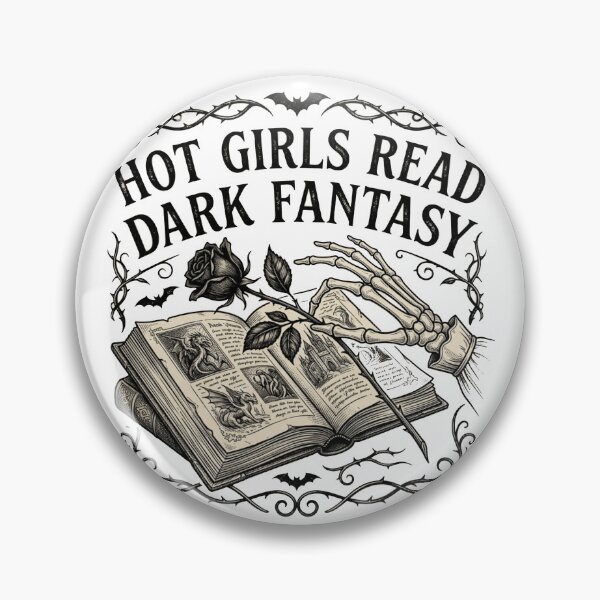 Item preview, Hot Girls Read Dark Fantasy - Undead Romantasy Aesthetic designed and sold by Retro Mood Co.