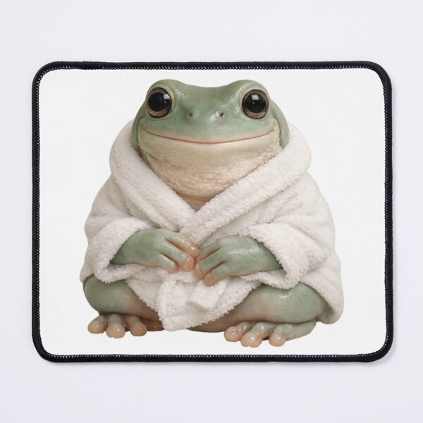 Item preview, Bathrobe White's Tree Frog designed and sold by Sillytoe.