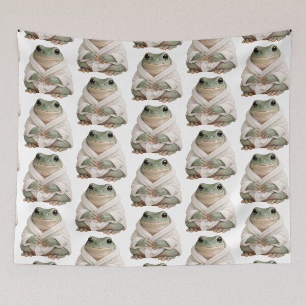 Item preview, Bathrobe White's Tree Frog designed and sold by Sillytoe.
