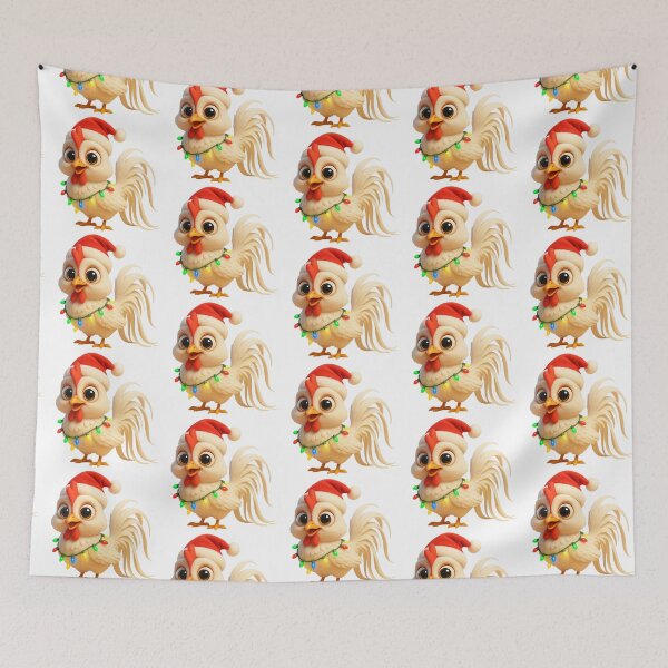 Item preview, Christmas Onagadori Chicken designed and sold by Sillytoe.