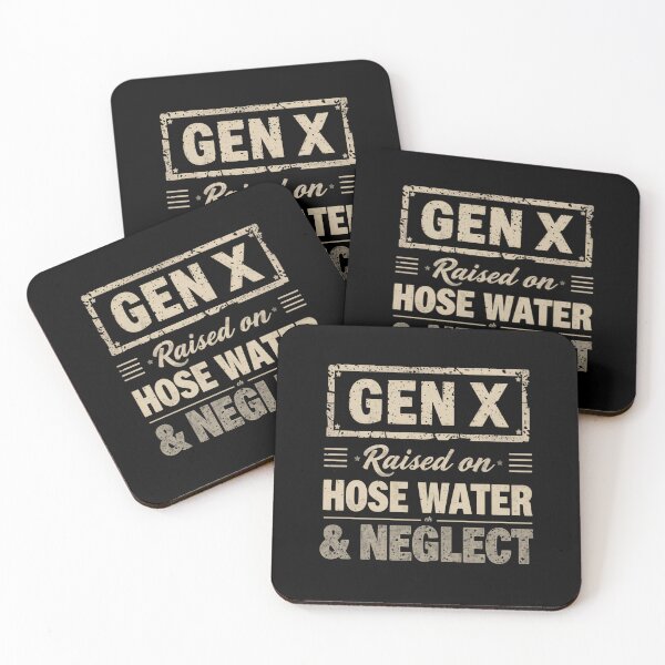 Item preview, Gen X Raised On Hose Water & Neglect Generation X Humor designed and sold by RetroMini2026.