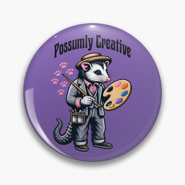 Item preview, Possumly Creative Funny Artist Possum Painter Design designed and sold by Sachie's Studio.