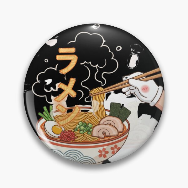 Item preview, Japanese ramen bowl kanji noodles language food art Tokyo learner gift designed and sold by language-des.