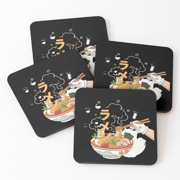 Item preview, Japanese ramen bowl kanji noodles language food art Tokyo learner gift designed and sold by language-des.