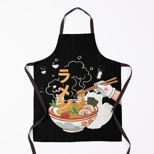 Item preview, Japanese ramen bowl kanji noodles language food art Tokyo learner gift designed and sold by language-des.