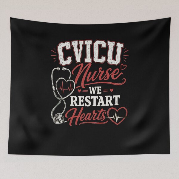 Item preview, CVICU  Nurse We Restart Hearts  designed and sold by SavvyKloset.